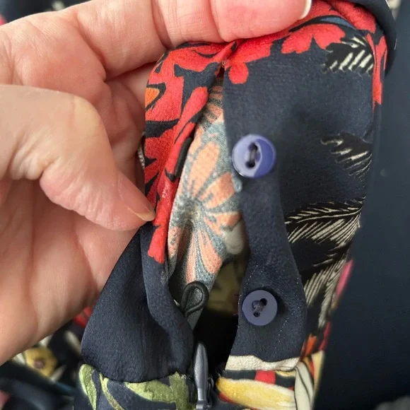 Zara Dark Floral Jumpsuit - Picture 6 of 9